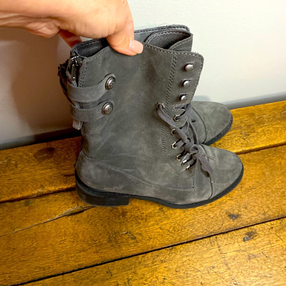 Sam Edelman Grey suede boots US size 9.5 EU 39.5